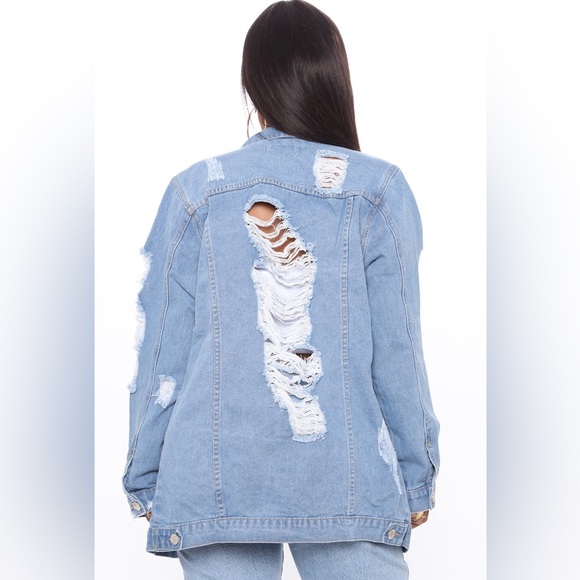 Never used fashion nova jean jacket - Picture 1 of 2